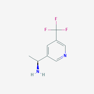 (S)-1-(5-(Trifluoromethyl)pyridin-3-yl)ethan-1-amine