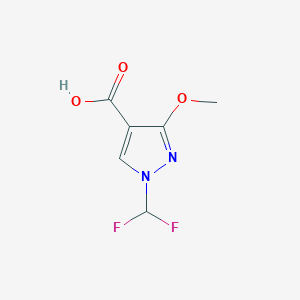 1-(Difluoromethyl)-3-methoxy-1H-pyrazole-4-carboxylic acid