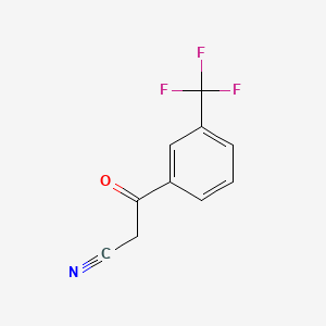 molecular formula C10H6F3NO B1297518 3-氧代-3-[3-(三氟甲基)苯基]丙腈 CAS No. 27328-86-5