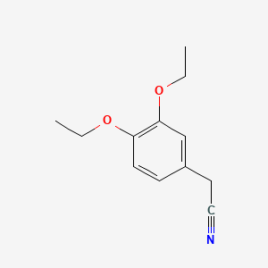 molecular formula C12H15NO2 B1297519 (3,4-二乙氧基苯基)乙腈 CAS No. 27472-21-5