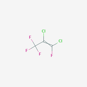 molecular formula C3Cl2F4 B1297524 1,2-二氯-1,3,3,3-四氟丙-1-烯 CAS No. 431-53-8