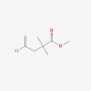 molecular formula C8H13ClO2 B1297549 4-氯-2,2-二甲基-4-戊烯酸甲酯 CAS No. 86799-85-1