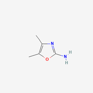 molecular formula C5H8N2O B1297572 4,5-二甲基恶唑-2-胺 CAS No. 45529-92-8