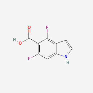 4,6-Difluoro-1H-indole-5-carboxylic acid