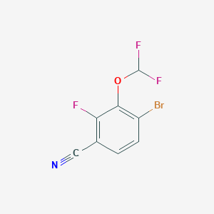 4-Bromo-3-(difluoromethoxy)-2-fluorobenzonitrile