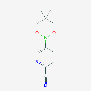 5-(5,5-Dimethyl-1,3,2-dioxaborinan-2-yl)pyridine-2-carbonitrile