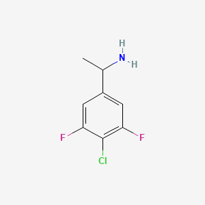 1-(4-Chloro-3,5-difluorophenyl)ethanamine