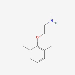 molecular formula C11H17NO B1297584 2-(2,6-二甲基苯氧基)-N-甲基乙胺 CAS No. 14573-22-9