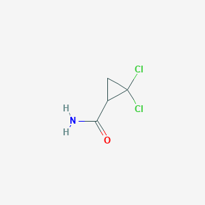 molecular formula C4H5Cl2NO B1297587 2,2-二氯环丙烷-1-甲酰胺 CAS No. 75885-60-8