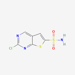 2-Chlorothieno[2,3-d]pyrimidine-6-sulfonamide