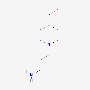 3-(4-(Fluoromethyl)piperidin-1-yl)propan-1-amine