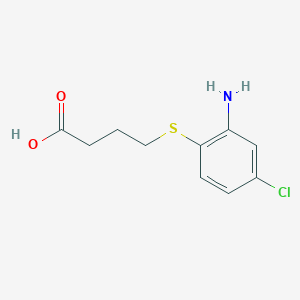 4-((2-Amino-4-chlorophenyl)thio)butanoic acid