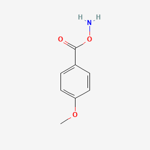 molecular formula C8H9NO3 B12975929 O-(4-methoxybenzoyl)hydroxylamine 