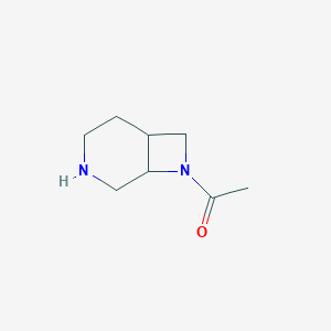 1-(3,8-Diazabicyclo[4.2.0]octan-8-yl)ethan-1-one