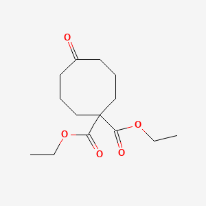 molecular formula C14H22O5 B1297599 5-氧代环辛烷-1,1-二甲酸二乙酯 CAS No. 274255-51-5