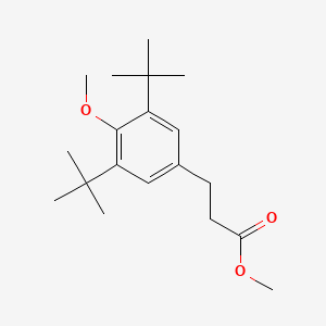 molecular formula C19H30O3 B12976001 Methyl 3-(3,5-di-tert-butyl-4-methoxyphenyl)propanoate 