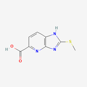 2-(Methylthio)-3H-imidazo[4,5-b]pyridine-5-carboxylic acid