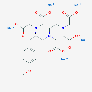 Sodium (S)-2,2'-((2-((2-(bis(carboxylatomethyl)amino)-3-(4-ethoxyphenyl)propyl)(carboxylatomethyl)amino)ethyl)azanediyl)diacetate