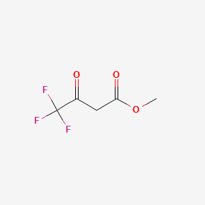 molecular formula C5H5F3O3 B1297608 4,4,4-三氟-3-氧代丁酸甲酯 CAS No. 83643-84-9