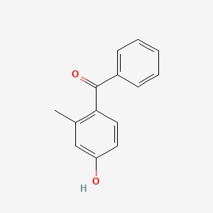 molecular formula C14H12O2 B12976091 4-Benzoyl-3-methylphenol CAS No. 10425-07-7