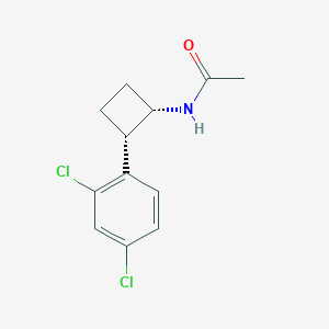 N-((1S,2S)-2-(2,4-Dichlorophenyl)cyclobutyl)acetamide