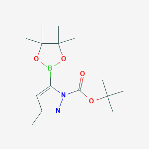 tert-Butyl 3-methyl-5-(4,4,5,5-tetramethyl-1,3,2-dioxaborolan-2-yl)-1H-pyrazole-1-carboxylate