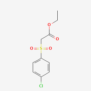 molecular formula C10H11ClO4S B1297618 [(4-氯苯基)磺酰基]乙酸乙酯 CAS No. 3636-65-5