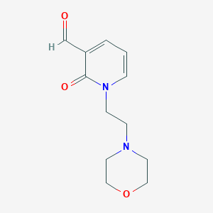 1-(2-Morpholinoethyl)-2-oxo-1,2-dihydropyridine-3-carbaldehyde