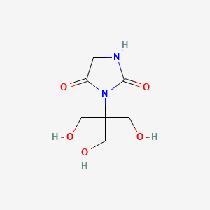 molecular formula C7H12N2O5 B12976283 3-(1,3-Dihydroxy-2-(hydroxymethyl)propan-2-yl)imidazolidine-2,4-dione 