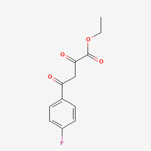 molecular formula C12H11FO4 B1297635 4-(4-氟苯基)-2,4-二氧代丁酸乙酯 CAS No. 31686-94-9