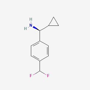 (S)-cyclopropyl(4-(difluoromethyl)phenyl)methanamine