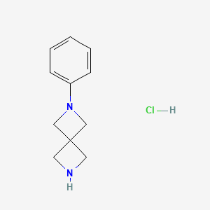 2-Phenyl-2,6-diazaspiro[3.3]heptane hydrochloride