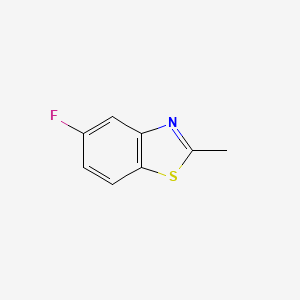 molecular formula C8H6FNS B1297643 5-氟-2-甲基苯并噻唑 CAS No. 399-75-7