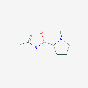 4-Methyl-2-(pyrrolidin-2-yl)oxazole