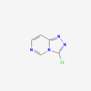 molecular formula C5H3ClN4 B12976526 3-Chloro-[1,2,4]triazolo[4,3-c]pyrimidine 