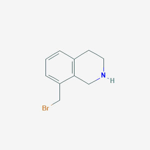 molecular formula C10H12BrN B12976610 8-(Bromomethyl)-1,2,3,4-tetrahydroisoquinoline 