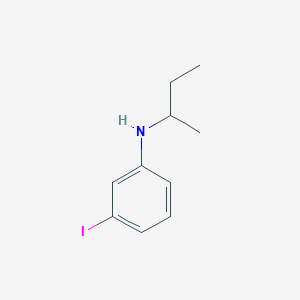 molecular formula C10H14IN B12976628 N-(sec-Butyl)-3-iodoaniline 