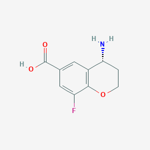 (R)-4-amino-8-fluorochromane-6-carboxylic acid hydrochloride