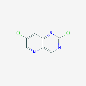 molecular formula C7H3Cl2N3 B12976657 2,7-Dichloropyrido[3,2-d]pyrimidine 