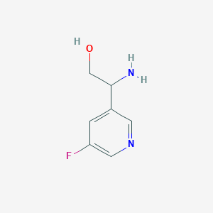 2-Amino-2-(5-fluoropyridin-3-yl)ethanol