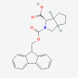 2-(((9H-fluoren-9-yl)methoxy)carbonyl)octahydrocyclopenta[c]pyrrole-1-carboxylic acid