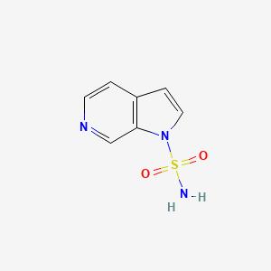 molecular formula C7H7N3O2S B12976725 1H-Pyrrolo[2,3-c]pyridine-1-sulfonamide 