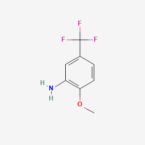 molecular formula C8H8F3NO B1297676 2-Methoxy-5-(trifluoromethyl)aniline CAS No. 349-65-5