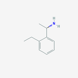 molecular formula C10H15N B12976773 (S)-1-(2-Ethylphenyl)ethanamine 