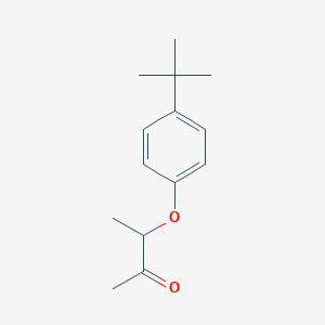 molecular formula C14H20O2 B1297680 3-(4-叔丁基苯氧基)丁-2-酮 CAS No. 160875-28-5