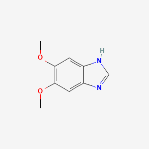 molecular formula C9H10N2O2 B1297684 5,6-Dimethoxybenzimidazole CAS No. 72721-02-9