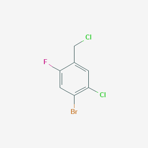 1-Bromo-2-chloro-4-(chloromethyl)-5-fluorobenzene