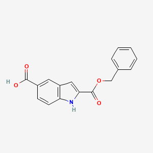 2-((Benzyloxy)carbonyl)-1H-indole-5-carboxylic acid