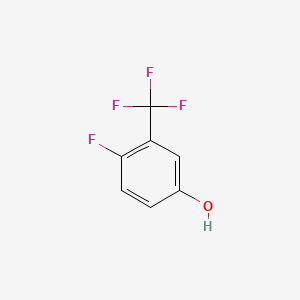 molecular formula C7H4F4O B1297691 4-氟-3-(三氟甲基)苯酚 CAS No. 61721-07-1