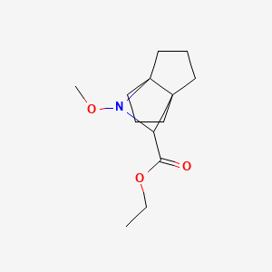 Ethyl 8-methoxytetrahydro-1H,4H-3a,6a-(epiminomethano)pentalene-7-carboxylate